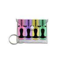 Edding Mini Fosforlu Kalem Pastel Renkler 4 Lü Poşet (12 Poşet)