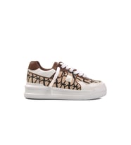 Ayakmod Premium 1306 Kahve-Beyaz Hakiki Deri Erkek Sneaker (Çok Renkli)