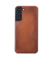 Samsung Galaxy S22 Plus Uyumlu Deri Arka Kapak UJ RST2EF Taba