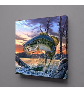 BALIK KANVAS TABLO 100x100cm (Karışık)