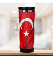 Türk Bayrağı Termos Bardak
