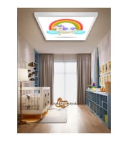 60watt- Çocuk Odası Led Avize, Hayal Perest 60cmx60cm Led Çoçuk Odası Avize