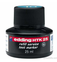 Edding HTK 25 Mavi Fosforlu Kalem Yedek Mürekkebi