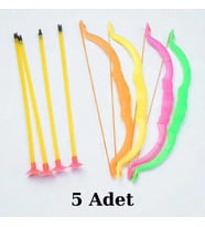Plastik Ok Yay Seti (5 Adet)
