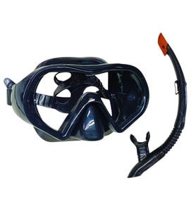 Diving Dalış Maskesi Snorkel Yetişkin - 51712-Si̇yah (Lisinya)