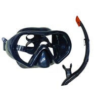 Diving Dalış Maskesi Snorkel Yetişkin - 51712-Si̇yah (Lisinya)