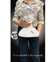 Fu Glowis Dev Boy Kelebekli Tanrıça Figürlü Objede Kokulu Dekoratif Mum Hediyelik  Sınırlı Üretim