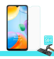 Microsonic Xiaomi Redmi 10C Tempered Glass Cam Ekran Koruyucu (Renksiz)