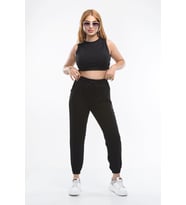 Monox Kadın Oys Jogger Modal Eşofman Altı (Siyah)