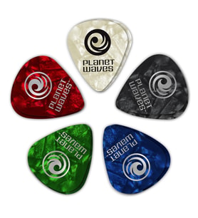 Planet Waves 1CAP7-10 Pena Extra Heavy Assorted Pearl (10'lu Paket)  Sedefli Karışık - Çok Sert - Şık