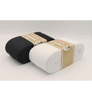 Gül Yumuşak Dokuma Paça Lastikleri Altın 10 Cm - 10 mt Siyah