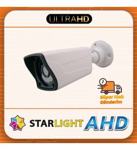 ULTRA HD 1.3MP STARLİGHT AHD Güvenlik Kamerası - Bullet Kamerası - AHD Kamerası