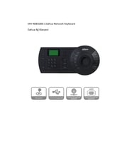 DAHUA DHI-NKB1000-J Dahua AĞ KLAVYESİ (Siyah)