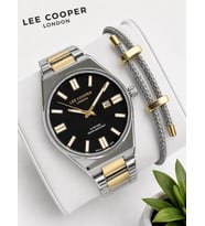 Lee Cooper 2 Yıl Garantili Takvimli Kadran Bileklik Hediyeli Erkek Kol Saati E8325.250