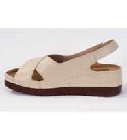 Dagoster DZA37-3031 Bej Günlük Ortopedik Kadın Sandalet