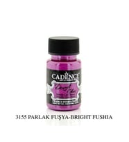 Cadence Dora Glass Metalik Cam Boyası 50 ml. 3155 PARLAK FUŞYA 