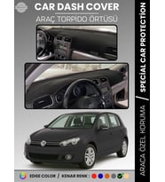 VOLKSWAGEN GOLF 6 (2008-2012) Torpido Örtüsü Ön Göğüs Koruma Tam Uyum UV Koruma