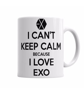 EXO I CAN'T KEEP CALM  2 Kupa Bardak Porselen