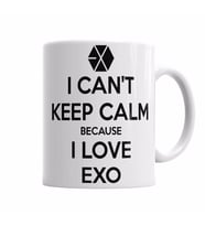 EXO I CAN'T KEEP CALM  2 Kupa Bardak Porselen