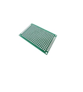 Çift Yüzlü Delikli Plaket 4x6cm Pertinaks