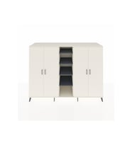 Kronos Dolap 12 Raflı 4 Kapaklı 220x59x163 Aytaşı-Aytaşı/Antrasit
