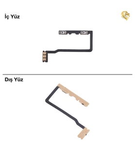 Oppo A74 Yan Ses Filmi Power Tuş Filmi Ses Tuşu Filmi On Off Fleksi Power Flex