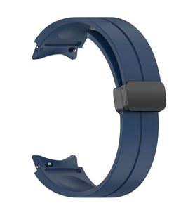 Samsung Galaxy Watch 4 40mm Uyumlu Kordon Silikon Metal Mıknatıslı Toka Zore KRD-84 Kayış