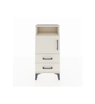 Arges Komodin 2 Raflı 2 Çekmeceli Tek Kapaklı 44x30x96 Aytaşı-Aytaşı