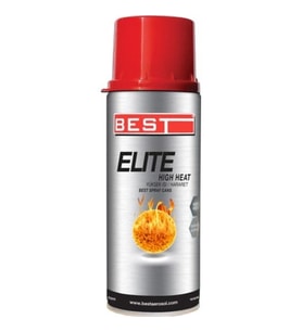 BEST ELİTE 600cc YÜKSEK ISI BOYASI 400ml. KIRMIZI