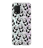 Xiaomi Mi 10 Lite Uyumlu Kapak Panda Tasarımlı Şeffaf Silikon Kılıf