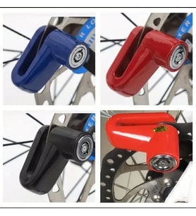 Motosikler Bisiklet Disk Kilidi Anahtarı Yer Kaplamayan Yeni Model Sağlam Güvenli Pratik Kilit 1 adet