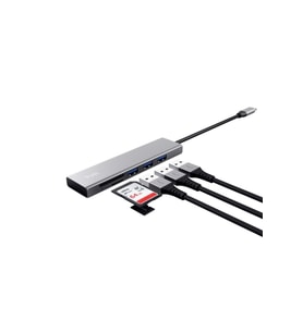 Trust Halyx Fast 3.2 Usb-C Hub & Kart Okuyucu