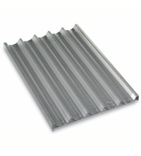 Electrolux Professional PEALSIBATR Unlu Mamul Tepsisi, 5 Bagetlik, Silikon Kaplama Perfore Aluminyum (400x600x38mm ) ,922189