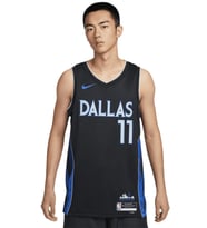 Nike NBA Kyrie Irving Dallas Mavericks City Edition Swingman Mens Basketball Jersey Dri Fit Erkek Basketbol Forması Siyah