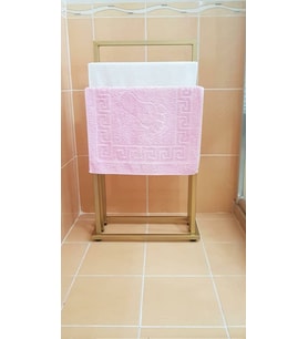 Manolya Banyo Metal Gold Havlu Kurutma Askısı