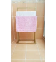 Manolya Banyo Metal Gold Havlu Kurutma Askısı