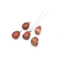 HAKİKİ DOĞAL JASPER KOLYE UCU 1.KALİTE 005