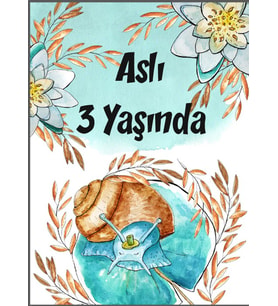 Mavi Saylangoz Temalı Doğum Günü Afişi 70x100 cm