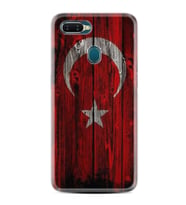 Oppo Ax7 Kılıf Desenli Silikon Güzel Kılıf Şanlı Türk Bayrağı 2 1317