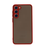 Samsung Galaxy S23 Plus Kılıf Montreal Silikon Kapak - Kırmızı