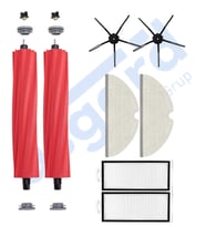 ROBOROCK Q7 , Q7+ , Q7 MAX , Q7 MAX+  Uyumlu 2 Ana Fırça 2 Yan Fırça 2 Filtre 2 Mop PKT-iasgf0000522
