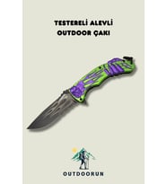 Lanmark Testereli Alevli Outdoor Çakı - 22 cm