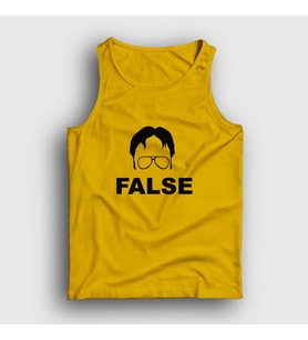 Presmono Unisex Sarı False Dwight Schrute Dizi The Office Atlet 345419tt (Sarı)