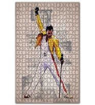 Cakapuzzle Freddie Mercury Poster Görseli Puzzle Yapboz MDF (Ahşap) (120 Parça)