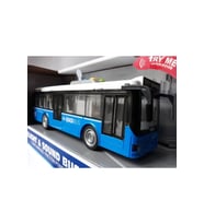 Sürtmeli Şehir Otobüs Işıklı Sesli Büyük Oyuncak Yolcu Otobüsü Kapılar Açılır 32 Cm