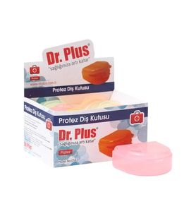 Dr.plus 0563 Diş Protez Saklama Kutusu 6 Adet