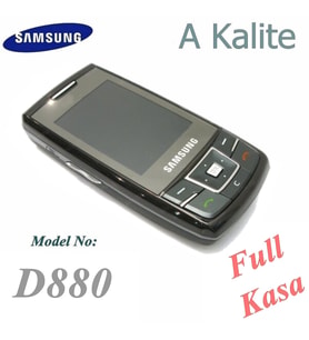Samsung D880 Kasa Tuş Takımı Kapak Siyah