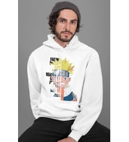 Naruto Uzumaki Baskılı Unisex Oversize Anime Hoodie