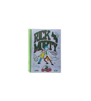 SPACE LICENSE YPK-382379 RICK AND MORTY 17 X 24 WUBBA LUBBA SPİRALLİ SERT KAPAK 96 YP KARELİ DEFTER