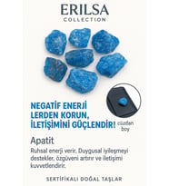 Sertifikalı Ham Cüzdan Boy Apatit Taşı Kütle - Zihinsel Berraklık Günlük İlham Kaynağı (Çok Renkli)